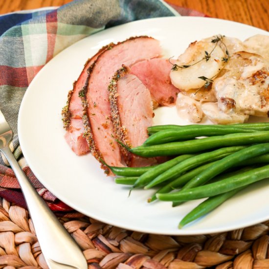 Crumb-Coated Baked Ham