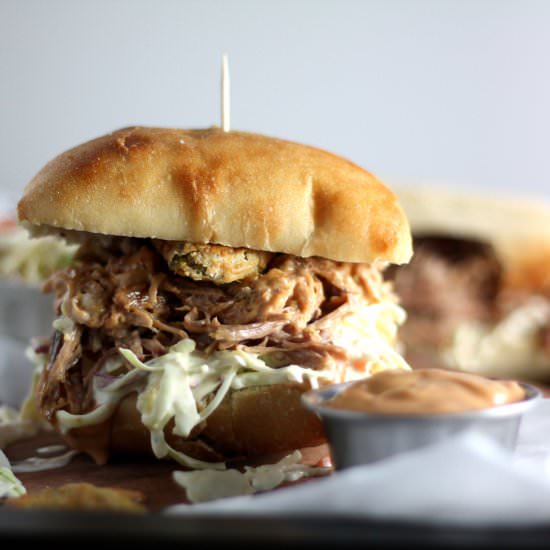 Smoked Pulled Pork Sandwich