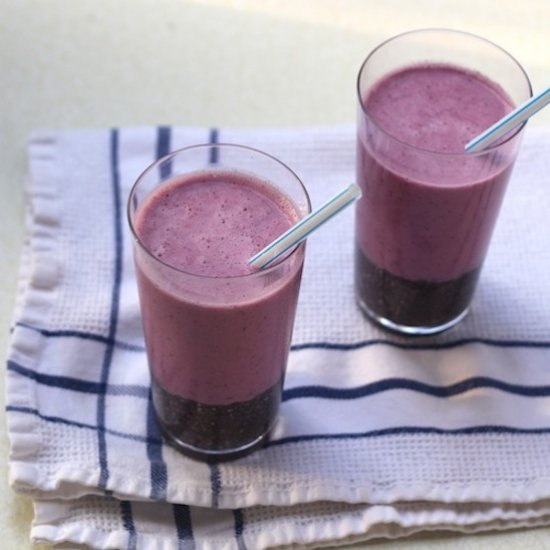 Mixed Berry Chia Smoothie Recipe 