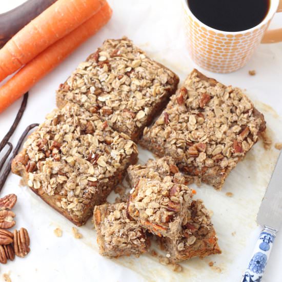 Coconut Carrot Coffee Cake