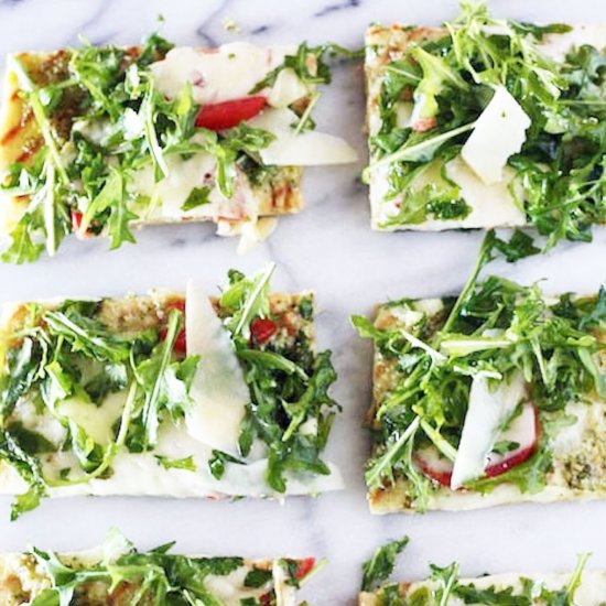 Arugula and Pesto Flatbread