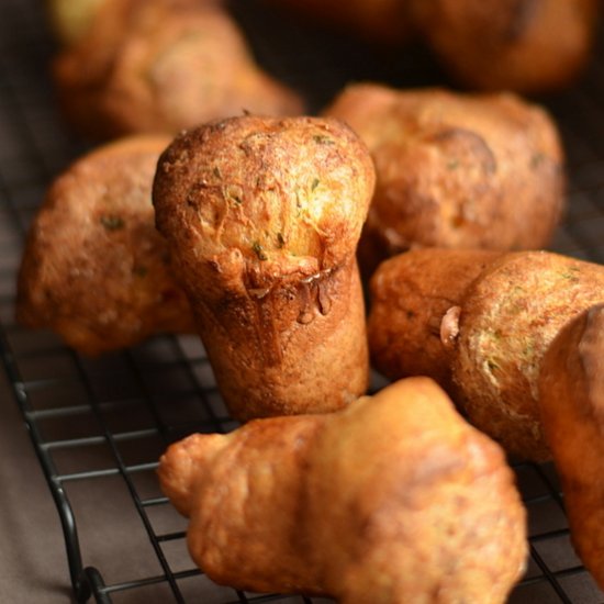 Chili Cilantro Mint Popovers