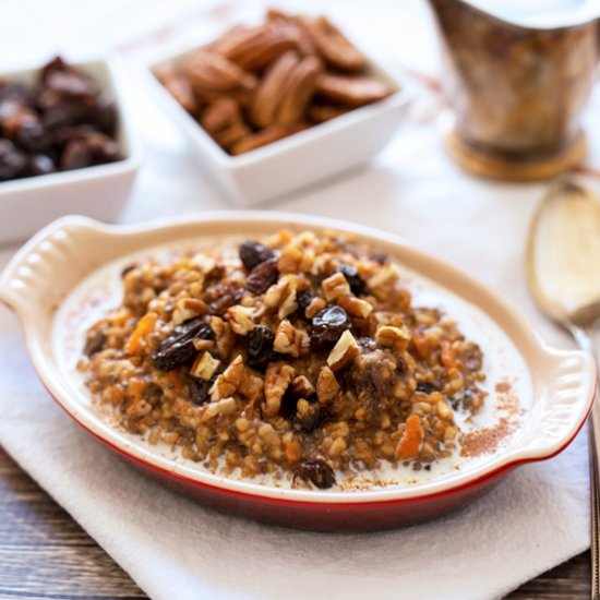 Carrot Cake Oatmeal