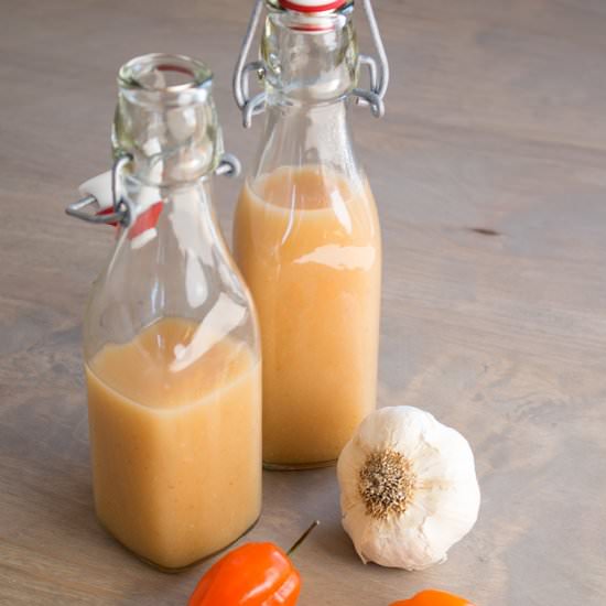 Garlic-Habanero Hot Sauce