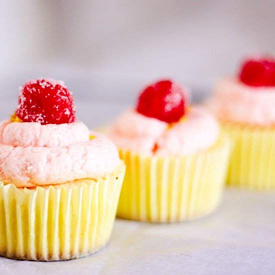 Gluten Free Pink Lemonade Cupcakes