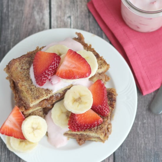 Easy Stuffed French Toast Casserole