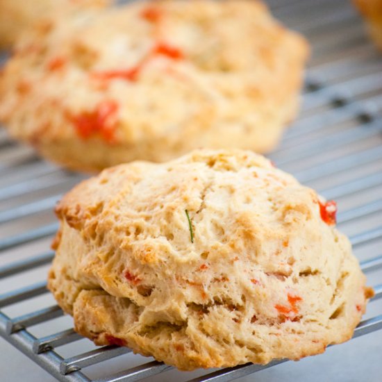 Smoked Salmon & Chive Biscuits