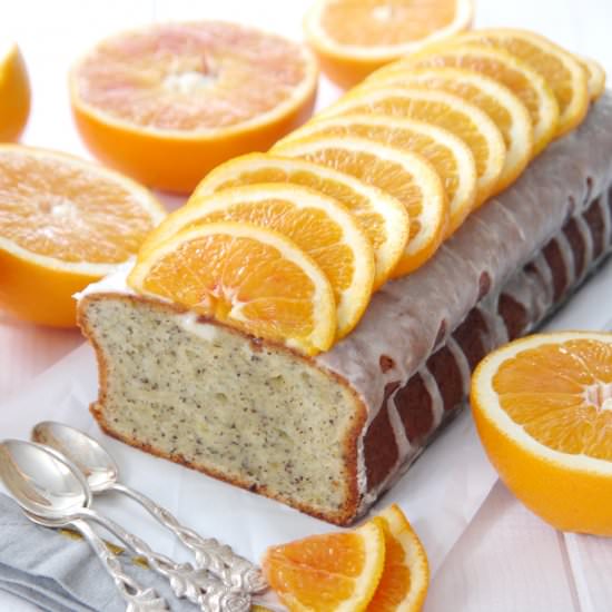 Blood Orange & Poppyseed Cake