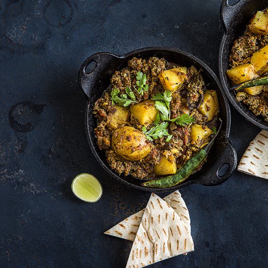 Mince Lamb and Potato Curry