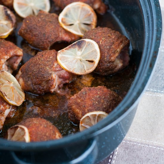 Weeknight Baked Chicken Thighs