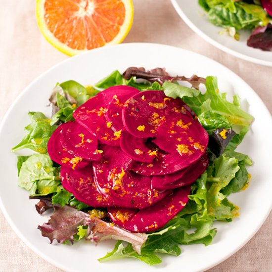 Beet Salad with Orange Vinaigrette