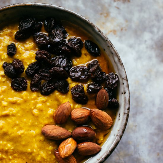 Turmeric Oatmeal/Porridge