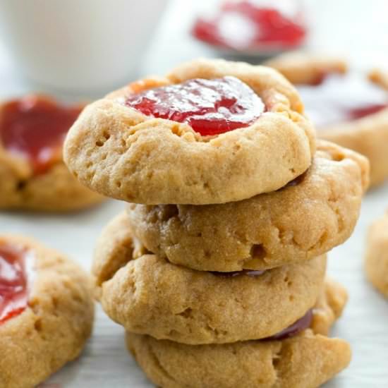 Jam Thumbprint Cookies