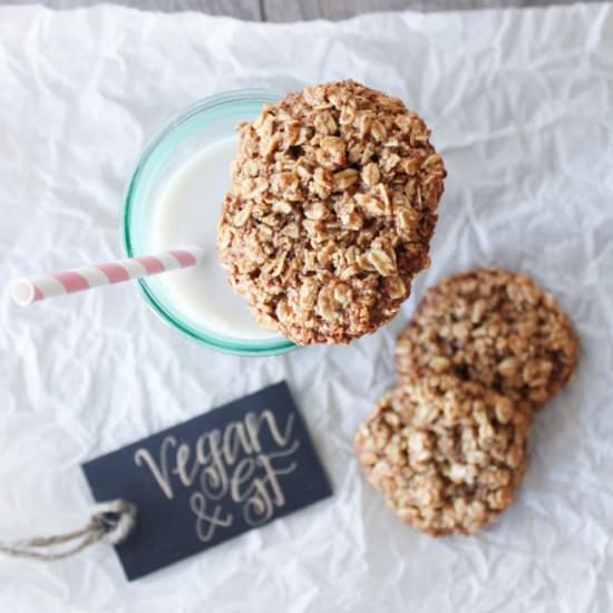 Banana Coconut Oatmeal Cookies