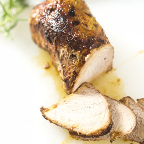 Rosemary Honey Mustard Pork Loin