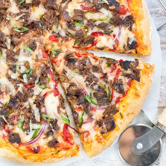 Manchego & Brisket NY Style Pizza