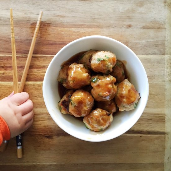 Sweet and Sour Chicken Meatballs