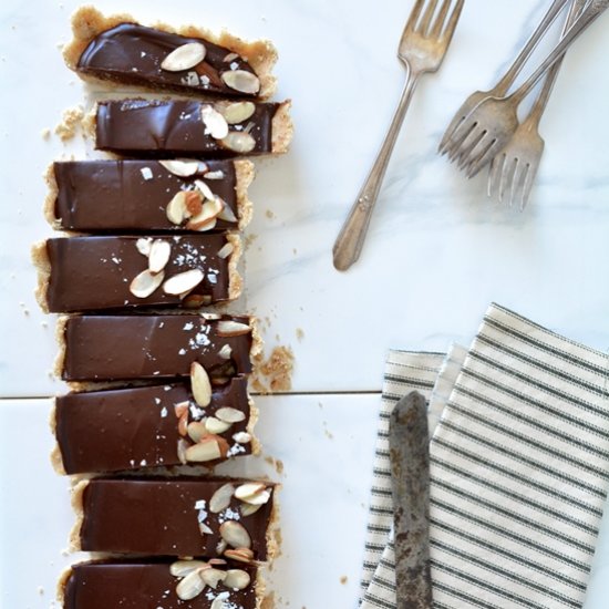 Chocolate Almond Tart