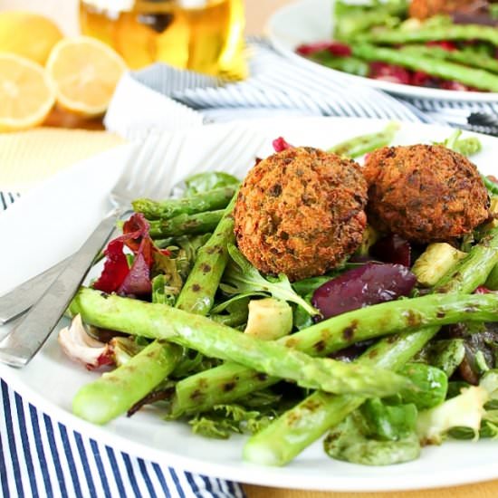 Lemon-Dill Petite-Pois Falafel