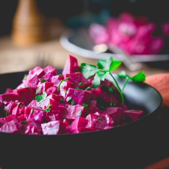 Beets with Tahini