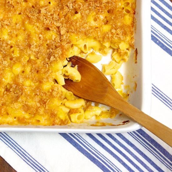 Gluten-Free Crispy Top Mac & Cheese