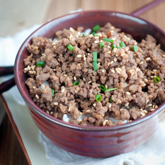 Korean Beef Bowl