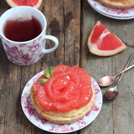 Grapefruit and Coconut Pie