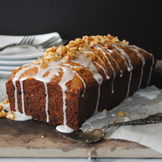 Apple Raisin Loaf Cake