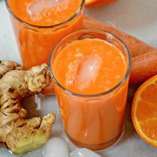 Carrot, Tangelo & Ginger Juice