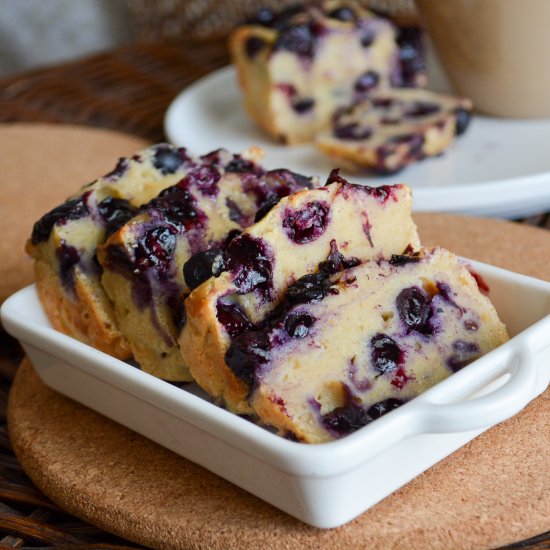 Blueberry Cheesecake Protein Bread