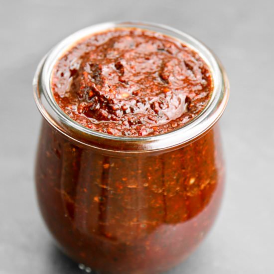 Garlic Ancho Chile Paste