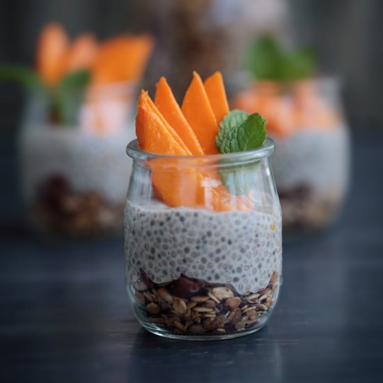 Chia Almond Milk Breakfast Pudding