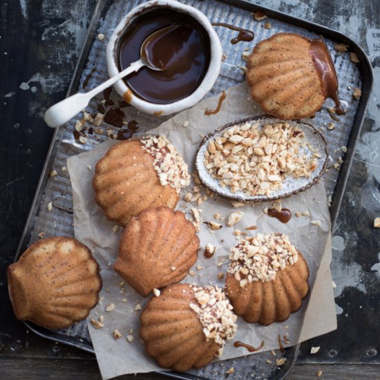 Hazelnut Browned Butter Madeleines