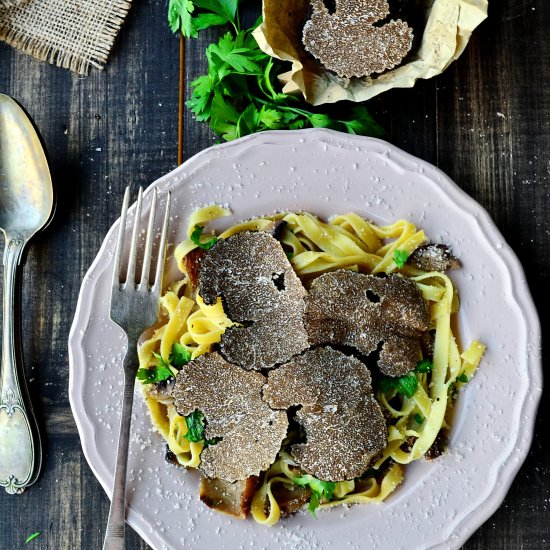 Fettuccine with Black Truffle