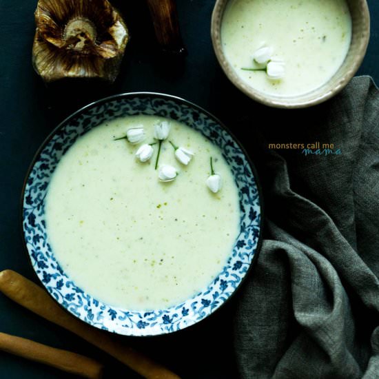 Wet Garlic Soup