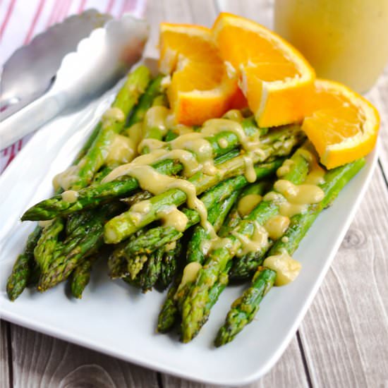 Asparagus with Orange Vinaigrette