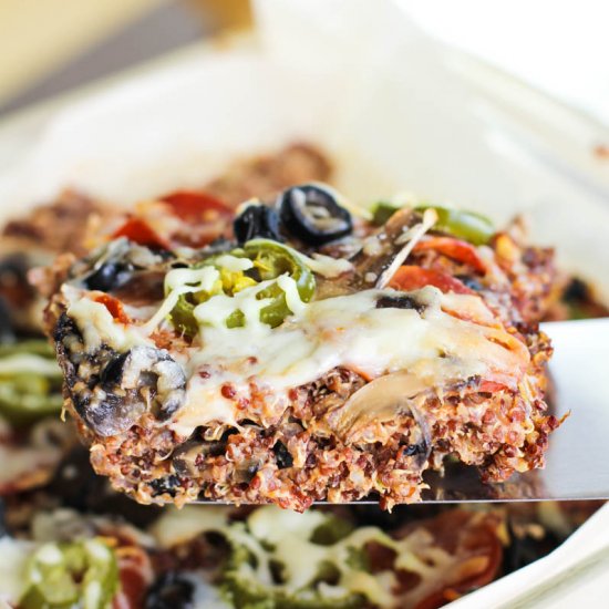 Quinoa Pizza Bake