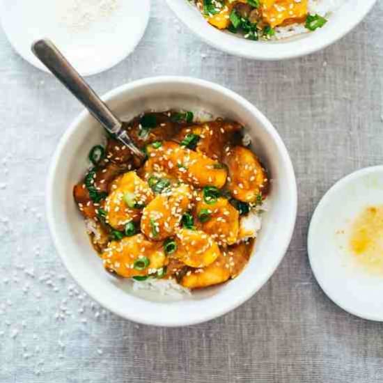 30-Minute Sesame Mango Chicken