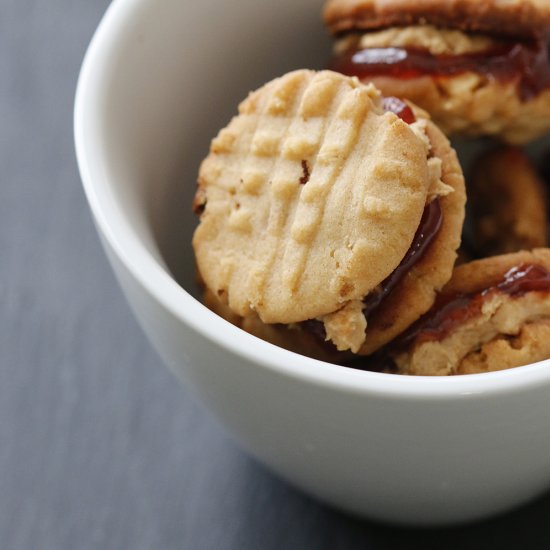 Peanut Butter and Jelly Cookies