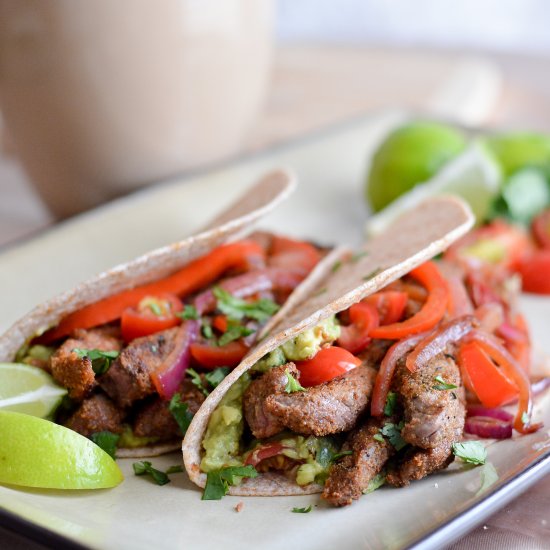 Grilled Steak Fajitas