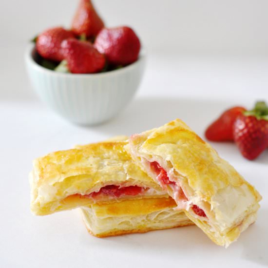 Strawberry Vanilla Cream Hand Pies