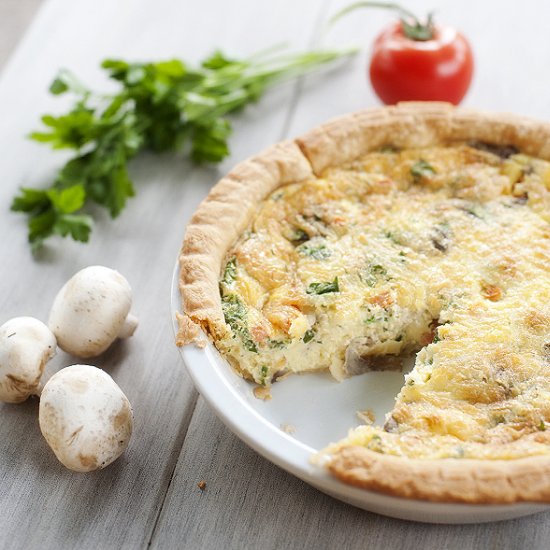 Vegetable Quiche