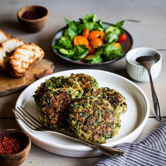 Vegan Zucchini Fritters