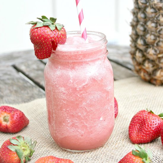 Pineapple Strawberry Dairy Free Smoothie