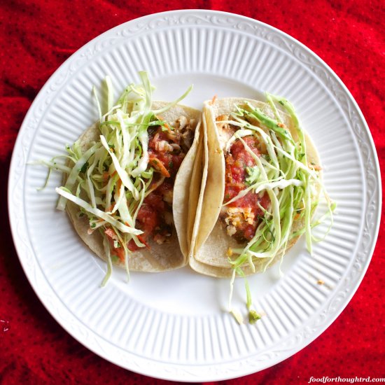 Grilled Fish Tacos with Spicy Slaw