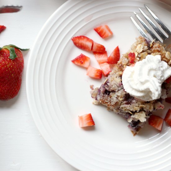 French Toast Bake with Crumble