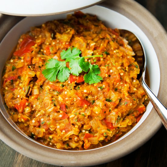 Baingan Bharta (Indian Eggplant)