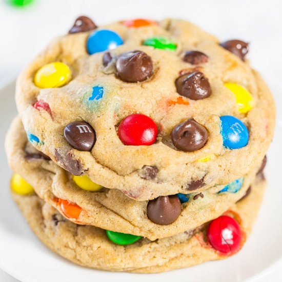 Best Soft & Chewy M&M’S Cookies