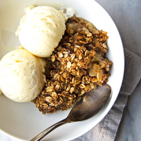 Pecan Pear Crumble