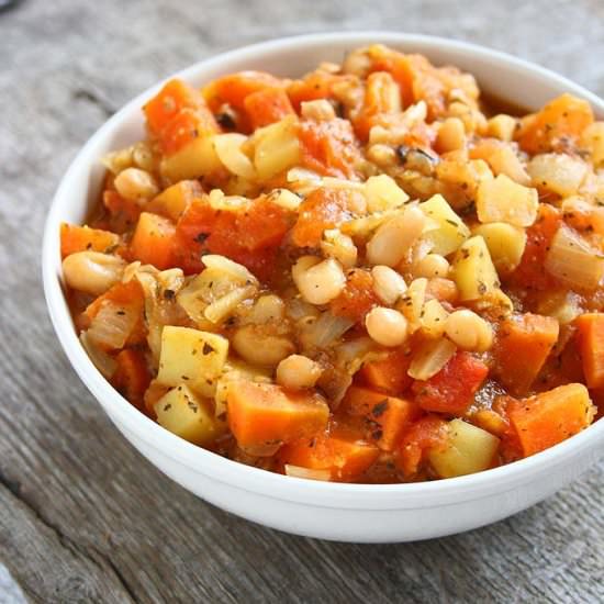 White bean stew